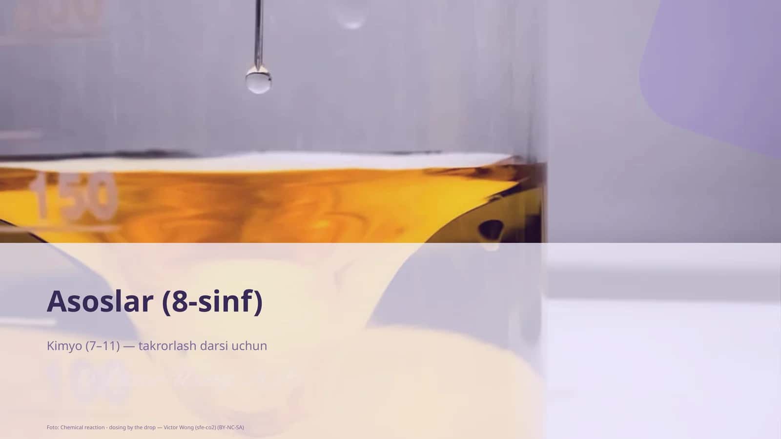 Asoslar (8-sinf)
