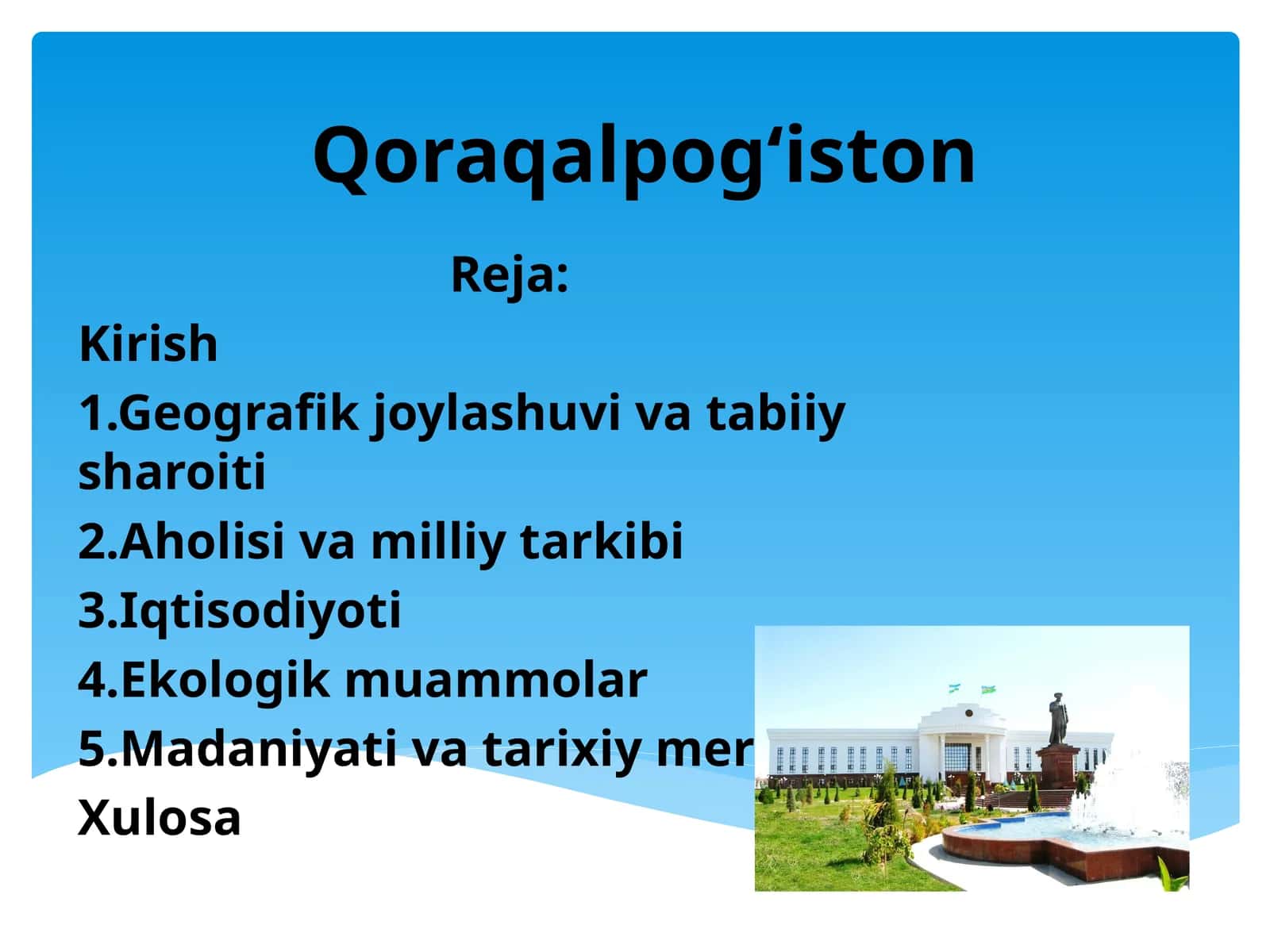 Qoraqalpogʻiston