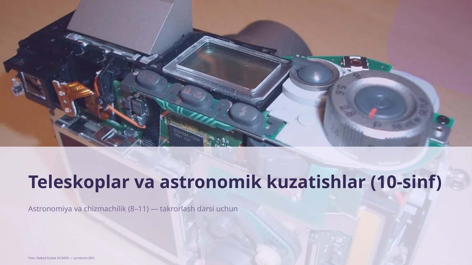 Astronomiya va chizmachilik (10-sinf)