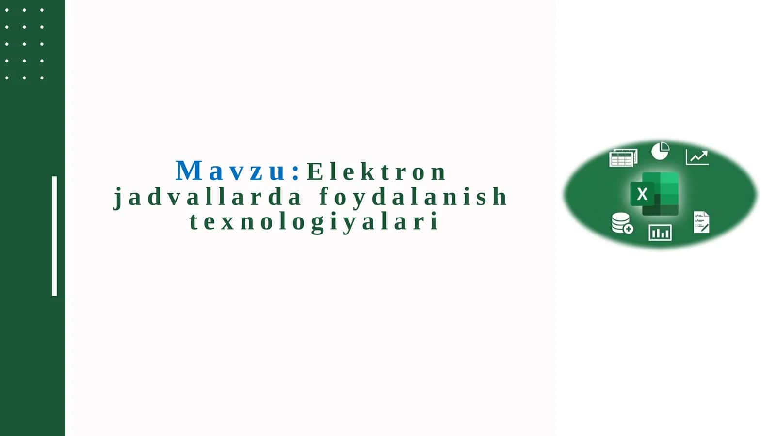 Elektronjadvalarda foydalanish texnologiyalari