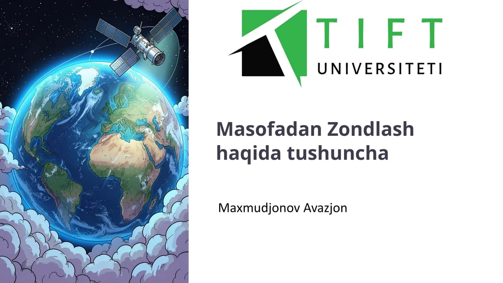 Masofadan Zondlash haqida tushuncha