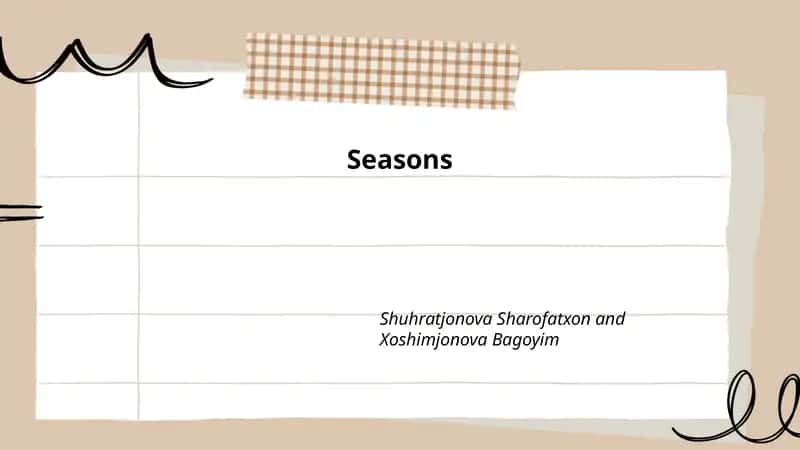 Seasons