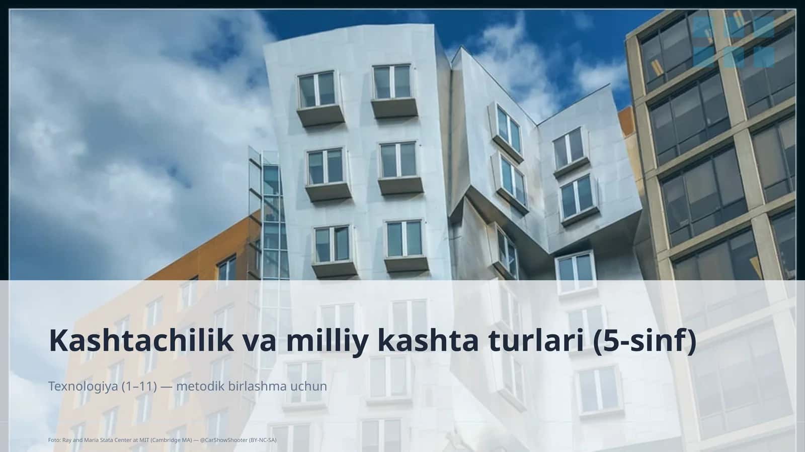 Kashtachilik va milliy kashta turlari (5-sinf)