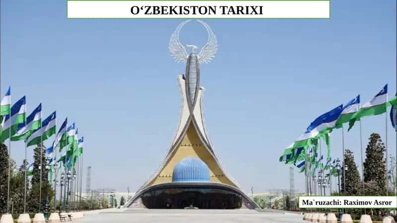 O‘ZBEKISTON TARIXI