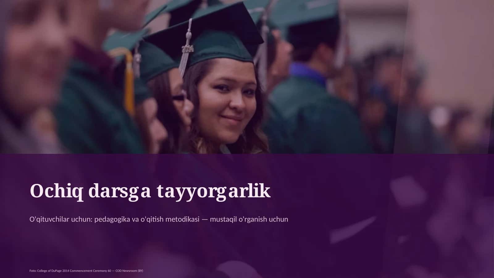 O'qituvchilar uchun: pedagogika va o'qitish metodikasi