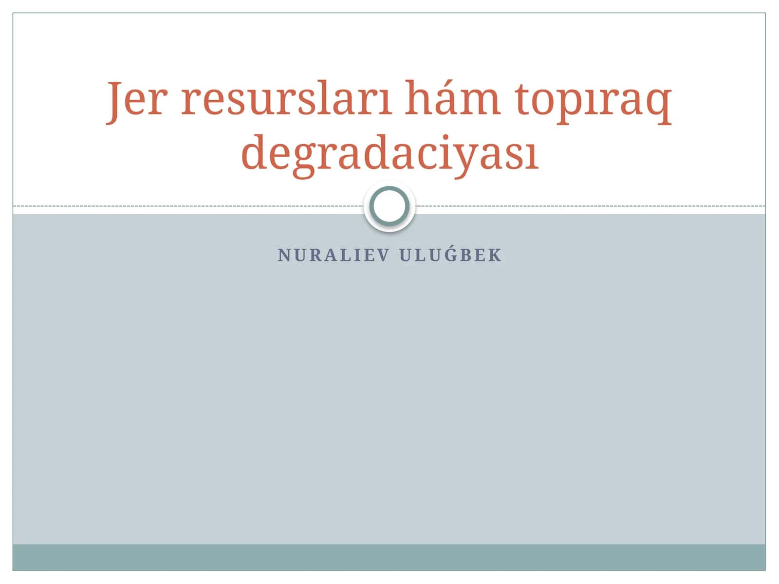 Nuraliev uluǵbek