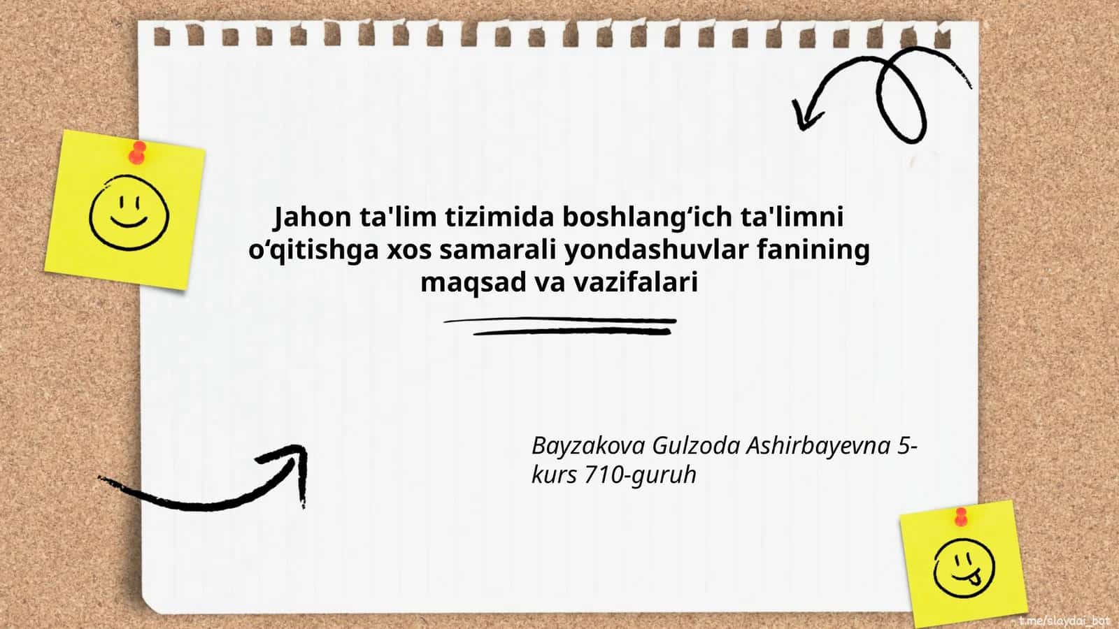 O‘qitishning ahamiyati