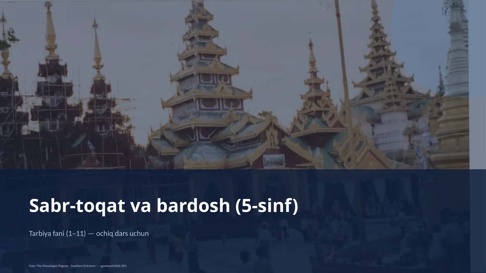 Sabr-toqat va bardosh (5-sinf)