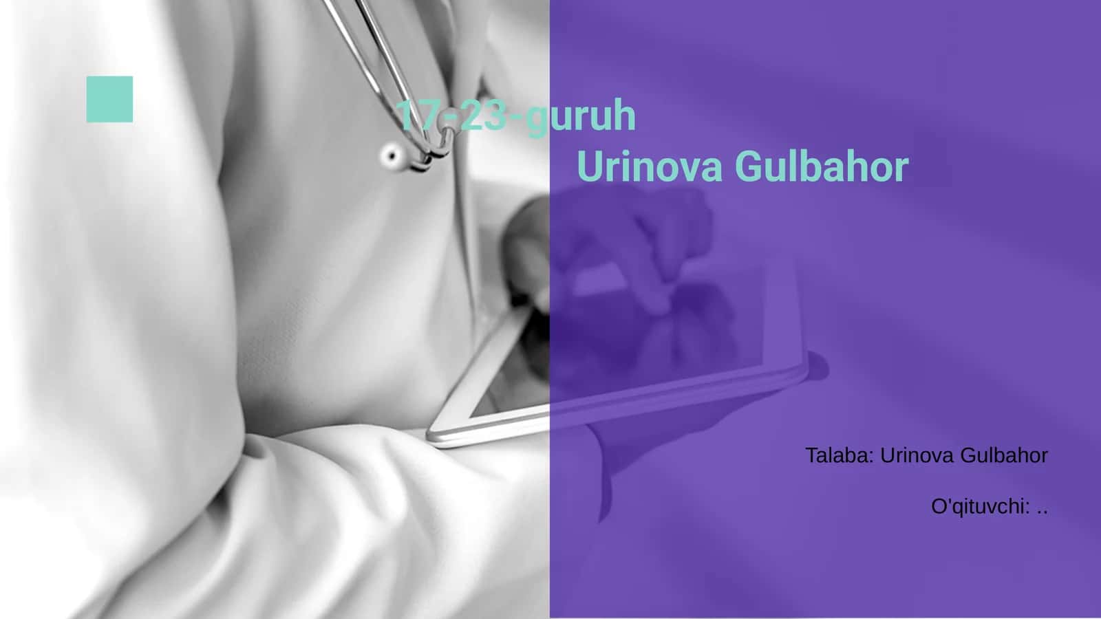 Urinova Gulbahor