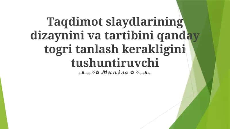 Vizual Ierarxiya va Dizayn Printsiplari