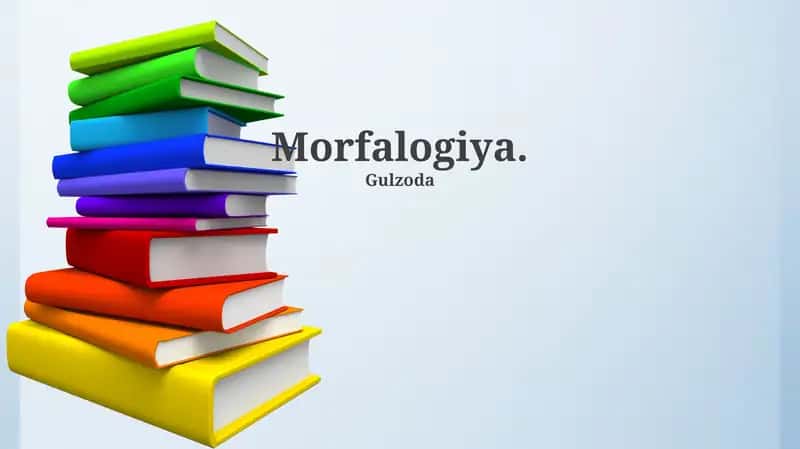 Morfalogiya