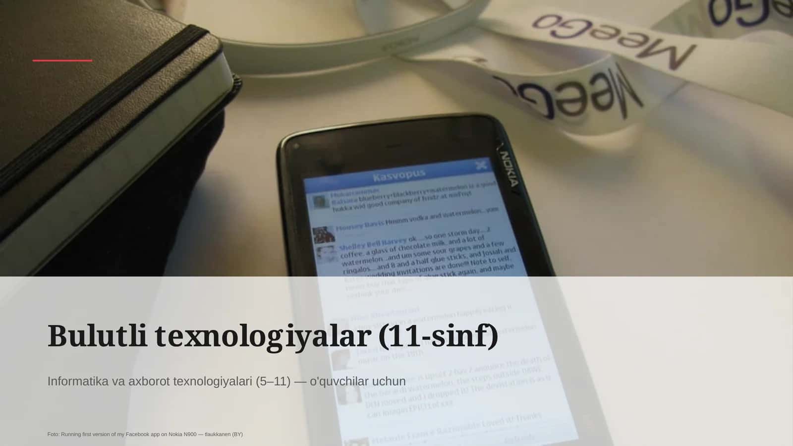 Bulutli texnologiyalar (11-sinf)