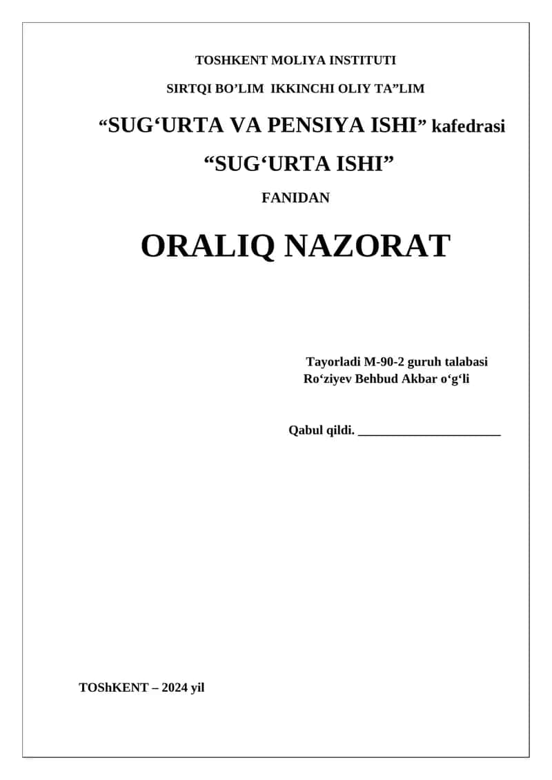 “SUG‘URTA ISHI”