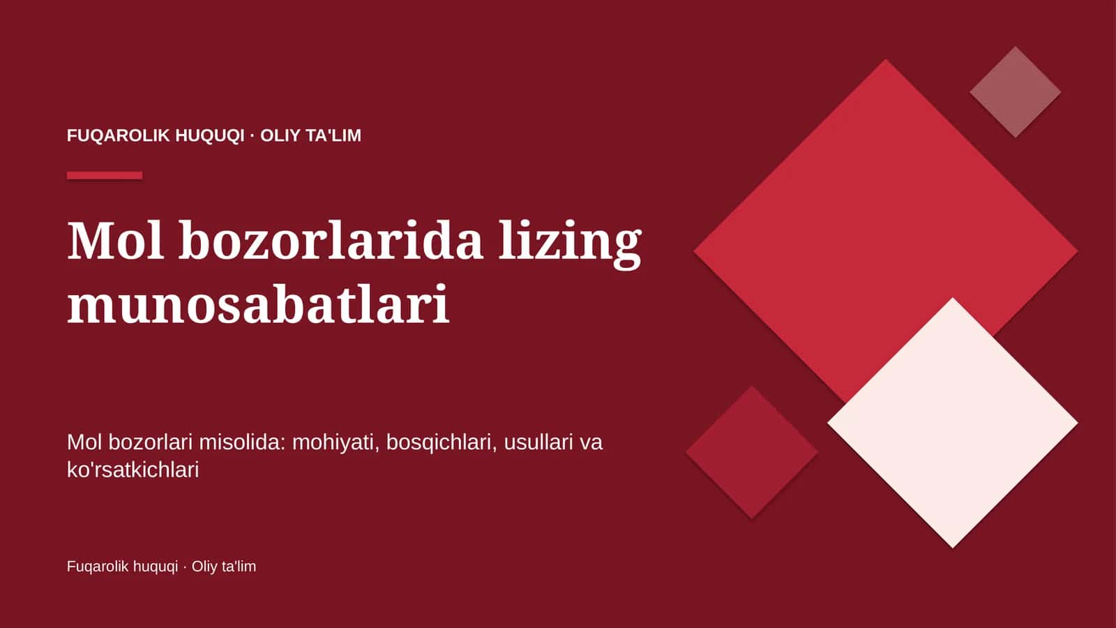mol bozorlarida lizing munosabatlari 4631