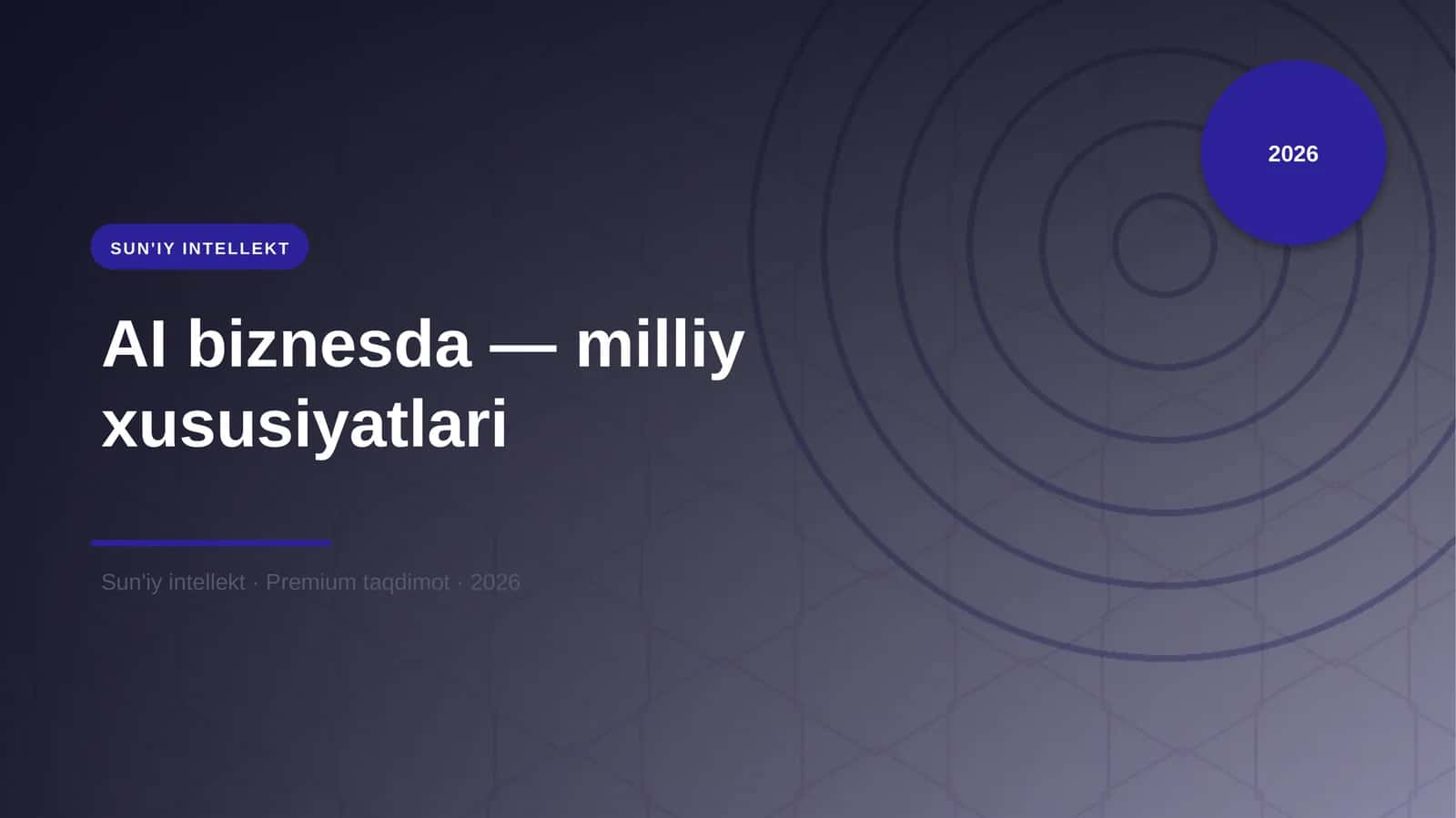 AI biznesda — milliy xususiyatlari