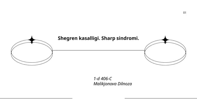 Shegren kasalligi. Sharp sindromi