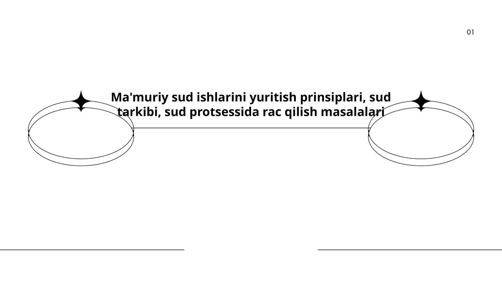 Ma'muriy sud ishlarini yuritish asoslari