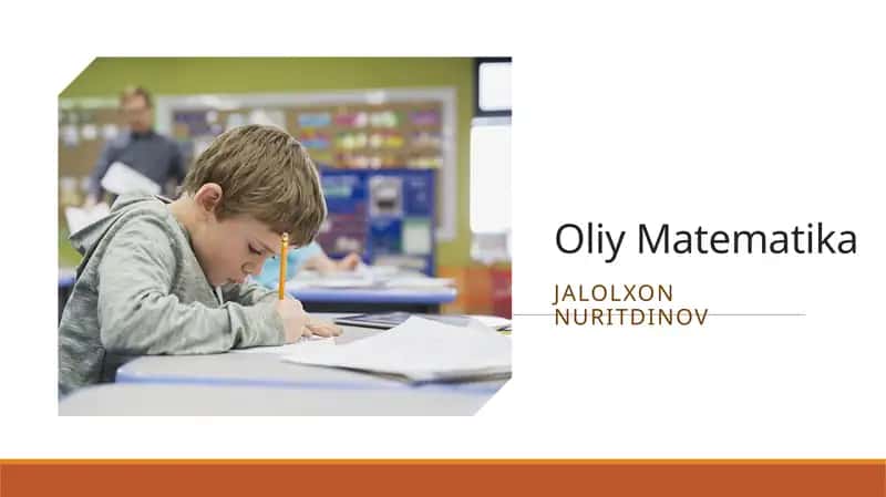 OliyMatematika