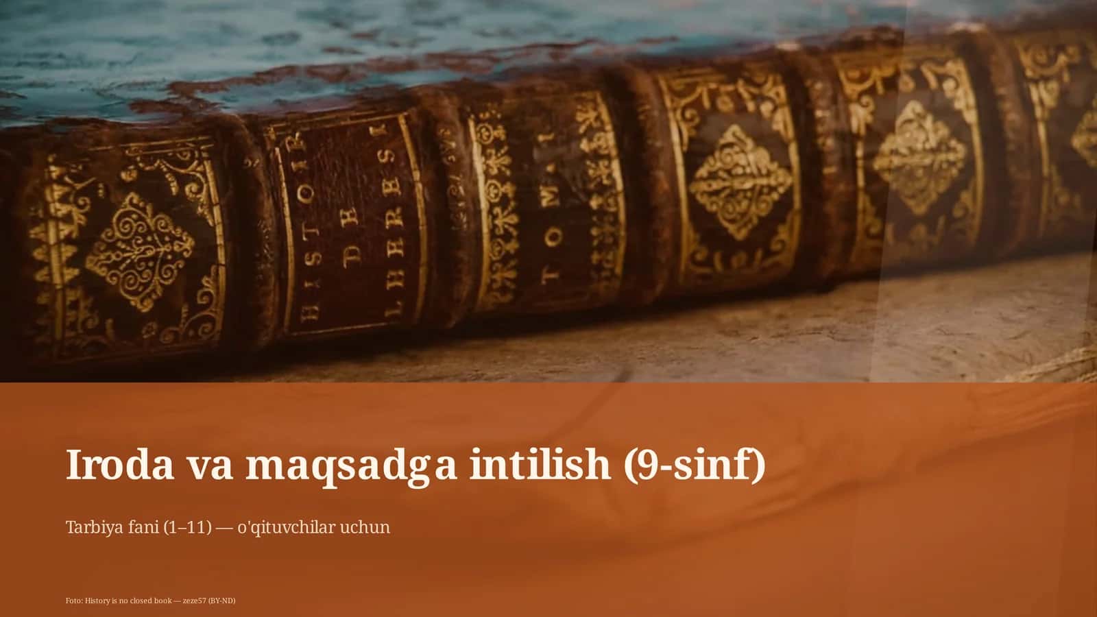 Iroda va maqsadga intilish (9-sinf)
