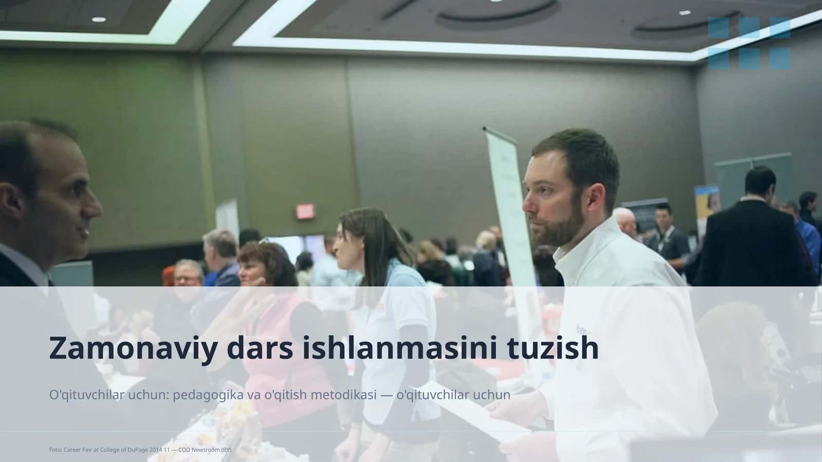 Zamonaviy dars ishlanmasini tuzish