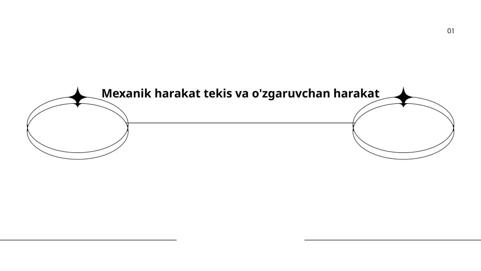 Mexanik harakat tekis va o'zgaruvchan harakat