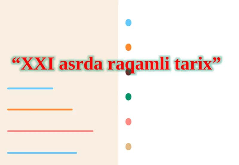 Raqamlitarix – XXI asrda raqamli texnologiyalarning tarixiy tadqiqotlarda qo‘llanilishi