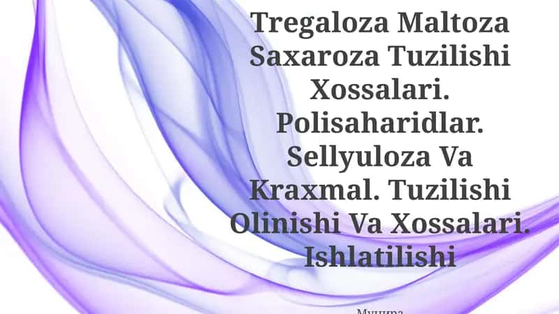 Di va Oligosaxaridlar