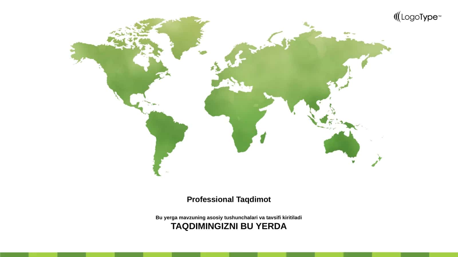 Global Biznes Strategiyasi va Xalqaro Savdo Taqdimoti (33 Slayd)
