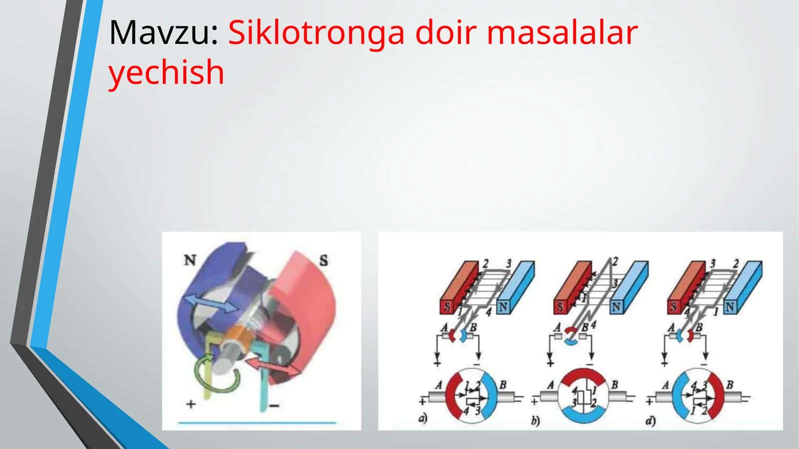 Siklotron gadoirmasalalary e chish