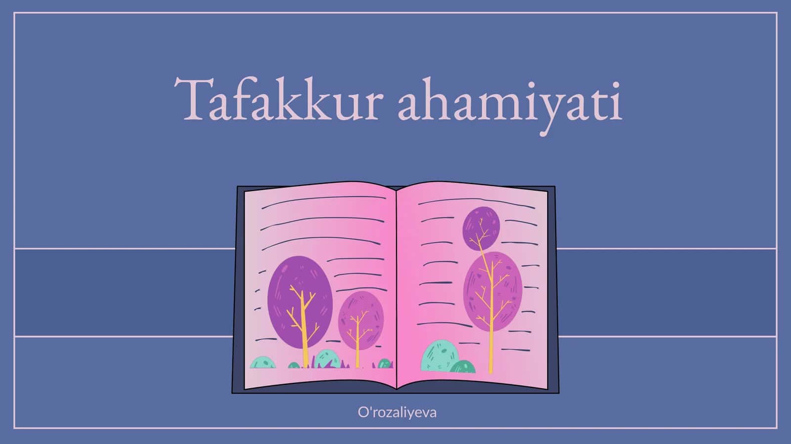 Tafakkur ahamiyati