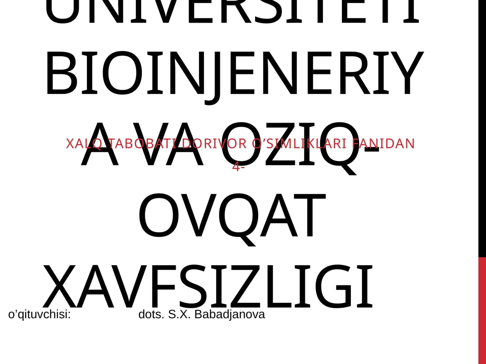GINEKOLOGIK KASALLIKLARNI DAVOLASH UCHUN TAVSIYA ETILGAN O`SIMLIK VA YIG’MALAR