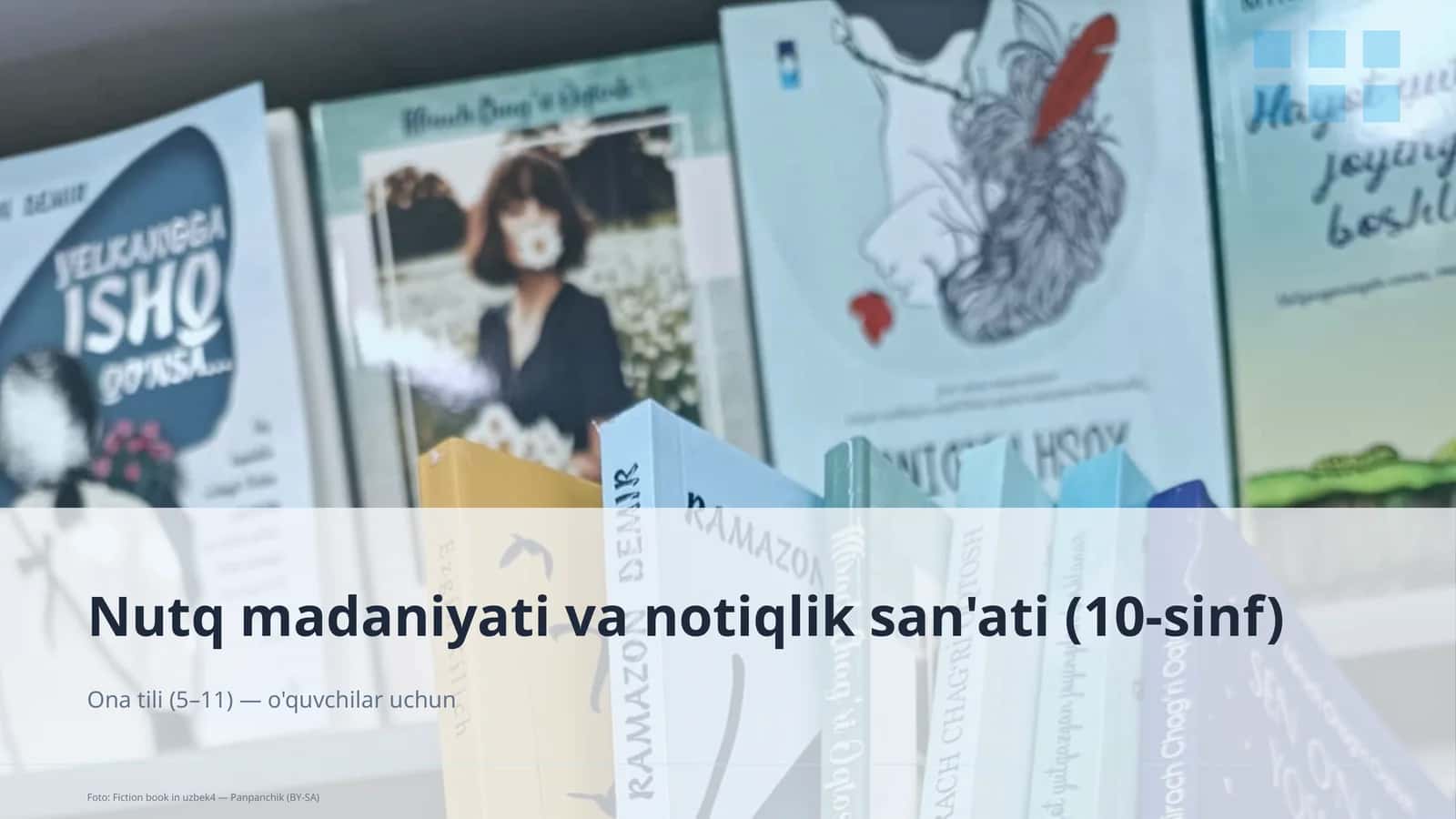 Nutq madaniyati va notiqlik san'ati (10-sinf)