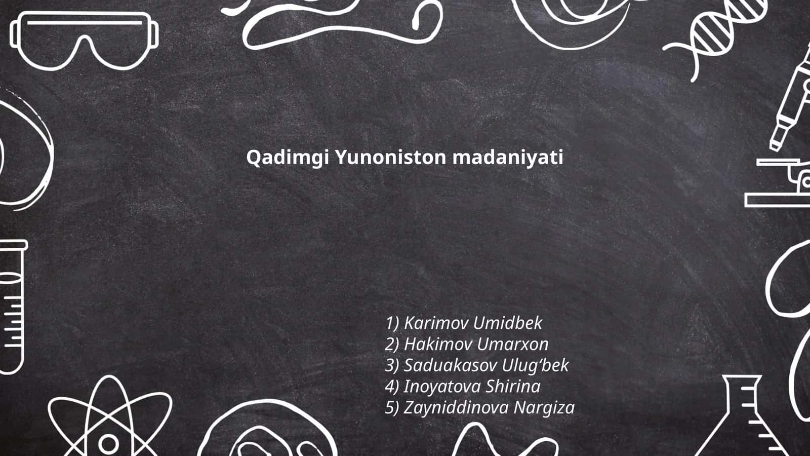 Qadimgi Yunoniston madaniyati