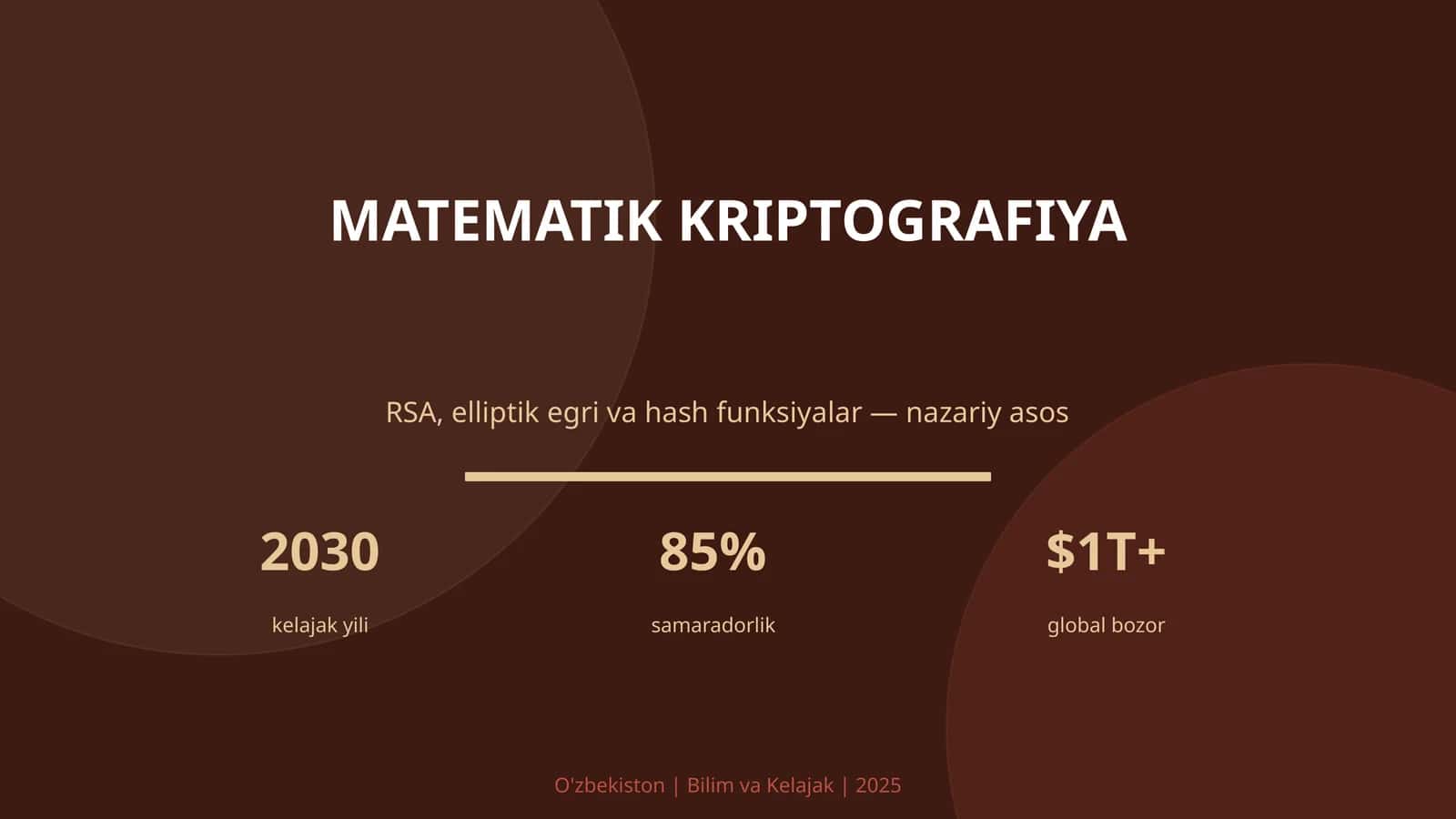 MATEMATIK KRIPTOGRAFIYA
