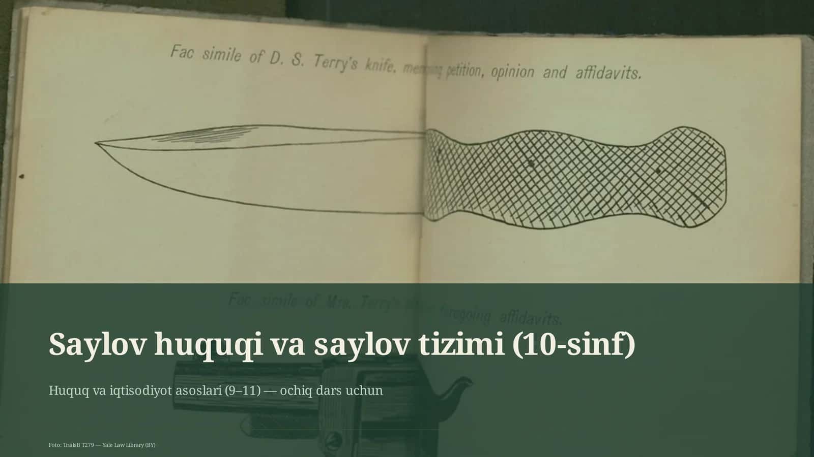 Huquq va iqtisodiyot asoslari (9–11)