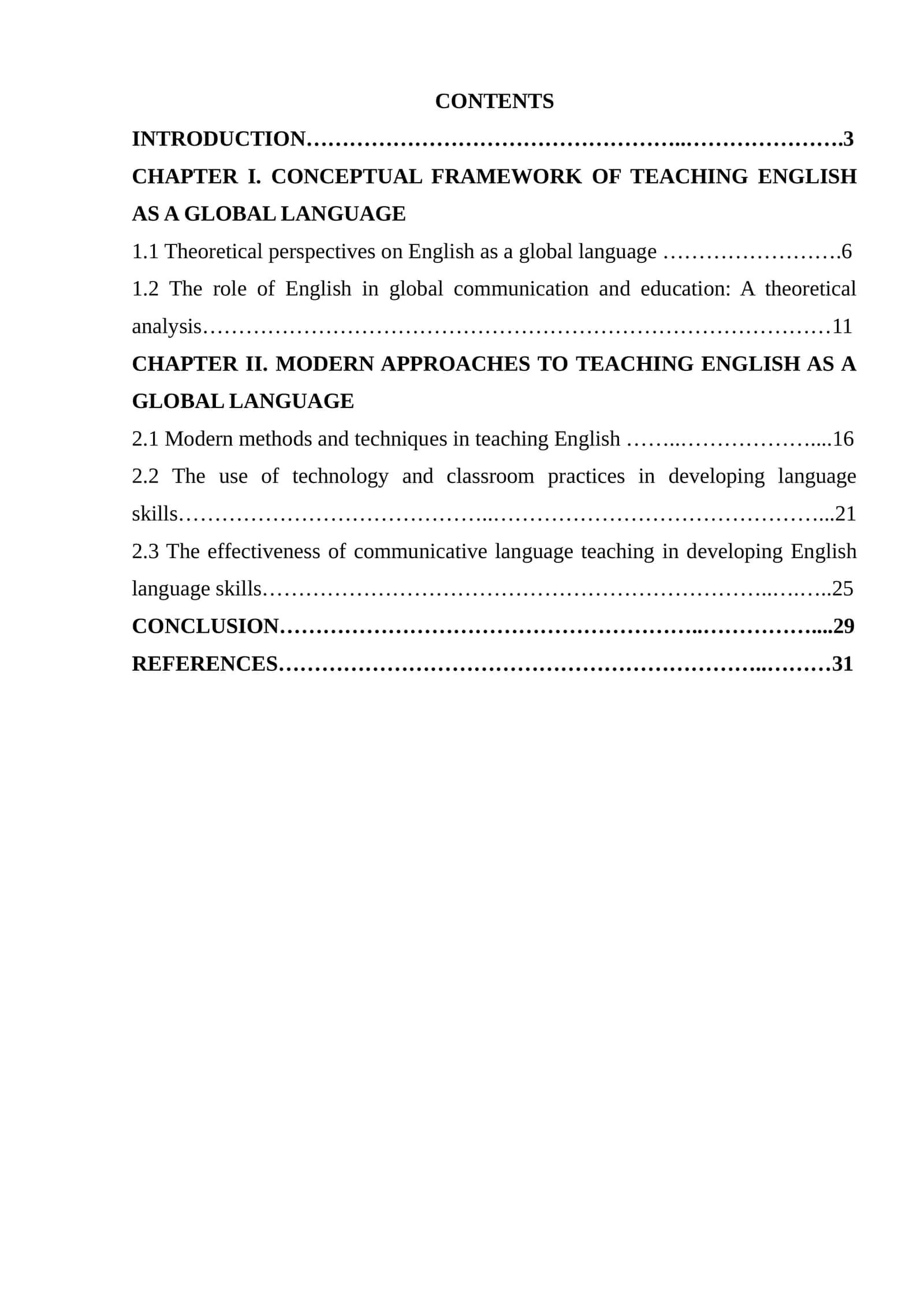 Teaching english as a global language