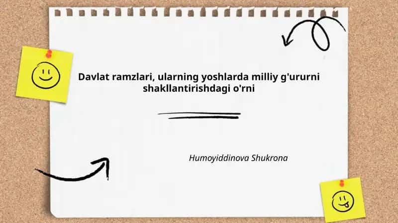 Davlat ramzlari, ularning yoshlarda milliy g'ururni shakllantirishdagi o'rni