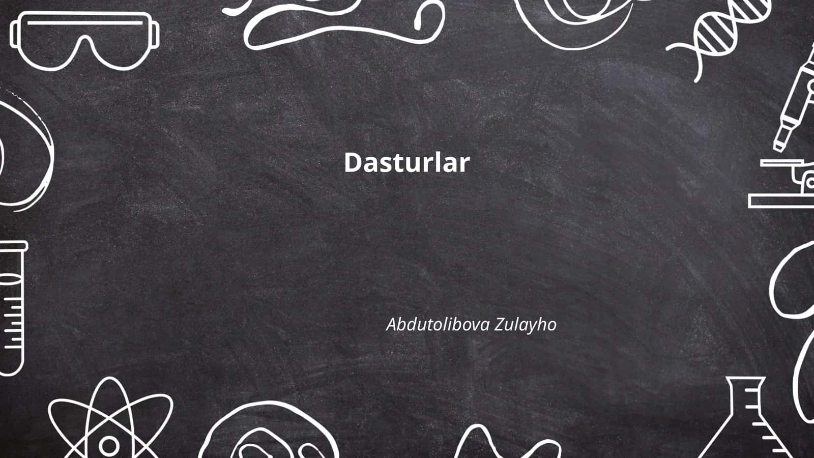 Dasturiy ta'minot