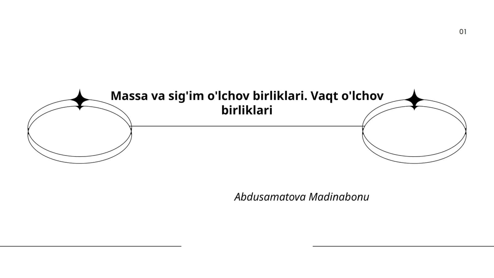 Massa va sig'im o'lchov birliklari. Vaqt o'lchov birliklari