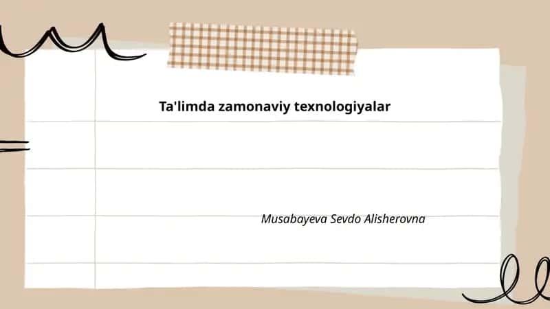 Raqamli ta'lim platformalari va LMS