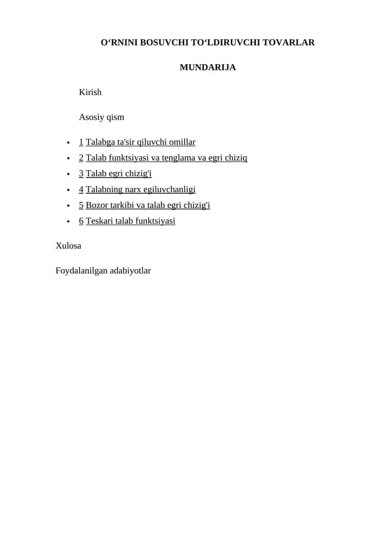 Talabning narx egiluvchanligi