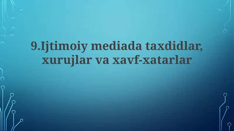 Soxta akkauntlar va botlar