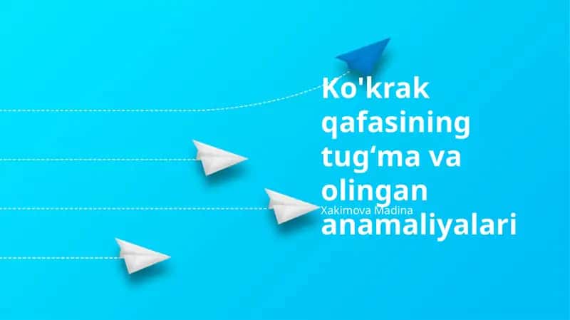 Ko'krak qafasining tugʻma va olingan anamaliyalari