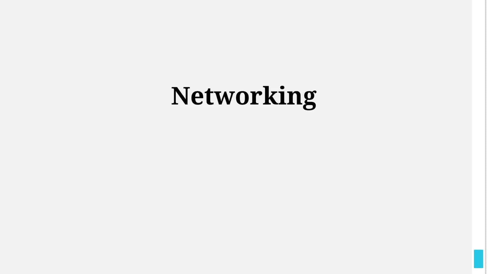 Networking
