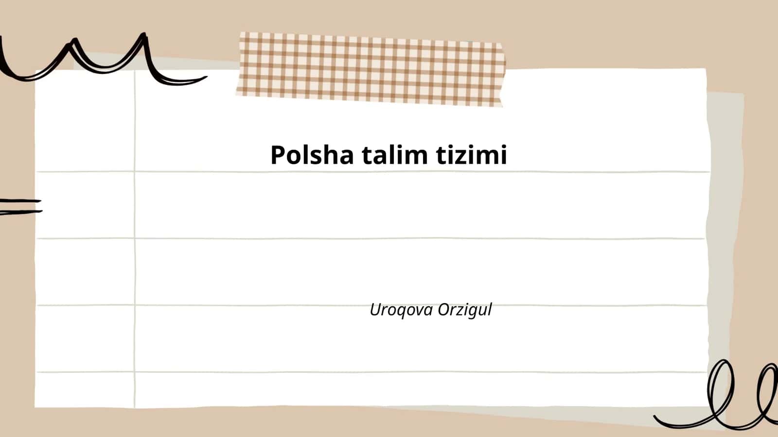 Polsha talim tizimi
