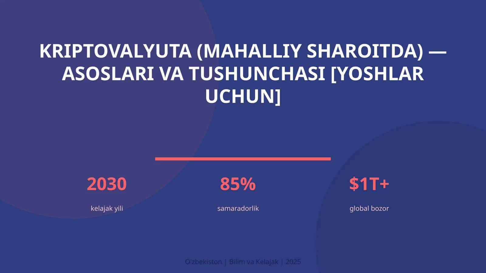 Kriptovalyuta (mahalliy sharoitda) — asoslari va tushunchasi [yoshlar uchun]
