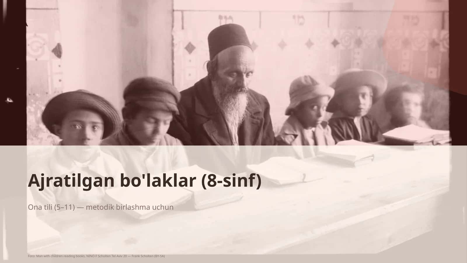 Ajratilgan bo'laklar (8-sinf)