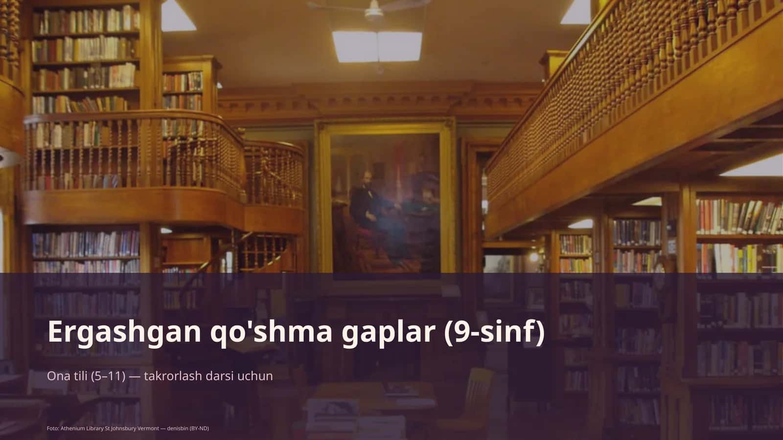 Ergashgan qo'shma gaplar (9-sinf)