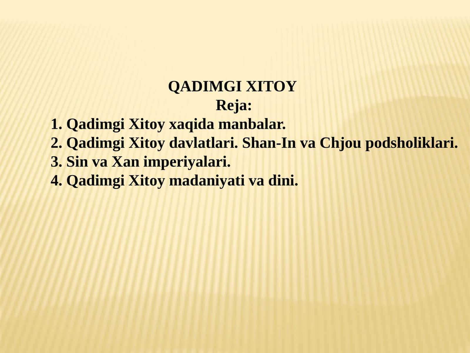 Qadimgi Xitoy