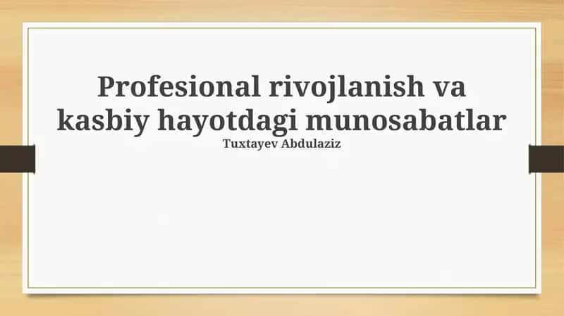 Kirish mavzuning 101 asoslarini ochib beradi